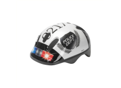 Ventura Childrens Helmet Police Black/White - Size S 52-57