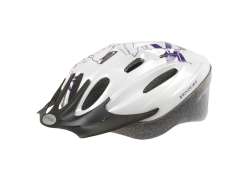 Ventura MTB 헬멧 플라워 화이트/퍼플 - 사이즈 L 58-61cm
