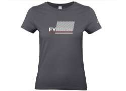 Victoria Fybron T-Shirt Lyhyt Laippa Naiset Dark Gray