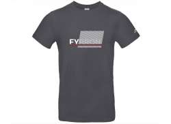 Victoria Fybron T-Shirt Manica Corta Uomini Scuro Grigio - L