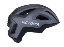 Victoria React LED Cycling Helmet Matt Titanium - L 59-62 cm