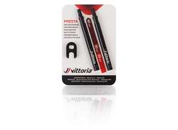 Vittoria バルブ エクステンダー セット チューブ ブラック - 60mm (2)