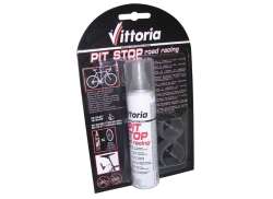 Vittoria Pit Stop Flat Fix Tire Inflator mit Clip - 75ml