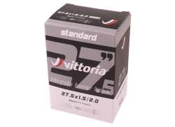 Vittoria スタンダード インナー チューブ 27.5x1.50-2.0 Pv 48mm - ブラック