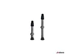 Vittoria Sway Tubless Ventil Presta 40mm M&auml;ssing - Svart