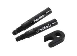 Vittoria Ventielverlenger Set Tube Zwart - 60mm (2)