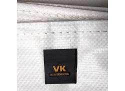 VK Housse De Protection Pour V&eacute;lo Avec Imprim&eacute; 110x210 Blanc