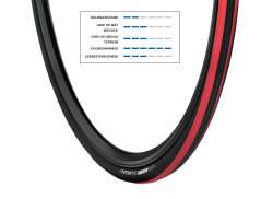 Vredestein 轮胎 23-622 Fiammante Duocomp 黑色/红色