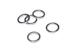 VWP Headset Spacer 1 1/8\" 5mm Aluminum - Silver (5)