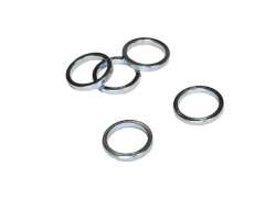 VWP Headset Spacer 1 1/8 5mm Aluminum - Silver (5)