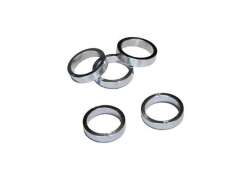 VWP Headset Spacer 1 1/8\" 8mm Aluminum - Silver (5)