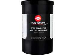 VWP Reng&ouml;ringstrasor Eco Ultra Viscose Wetwipes - Svart (100)