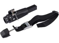 Weber Pieza De Conexión Cuadrado Ø23.5mm - Negro