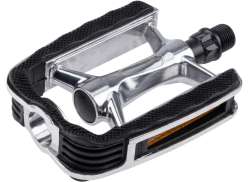 Wellgo Pedals 9/16 Incl. Rubber - Black/Silver