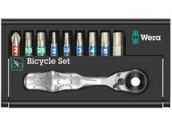 Wera Bicycle Bit Set 9 1/4 10-Parts - Silver
