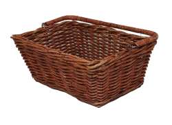 Wicked Bicycle Basket Rattan 45 x 33 x 19cm - Brown