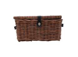 Wicked Coș De Bicicletă Cu Cozoroc 47x36x26cm - Maro (L)