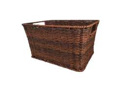 Wicked Seagrass Bicycle Basket - Dark Brown
