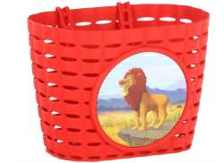 Widek Childrens Basket Animals Kingdom - Red