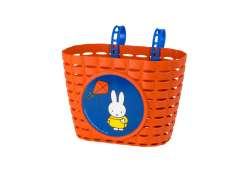 Widek Childrens Bicycle Basket Miffy - Orange/Blue