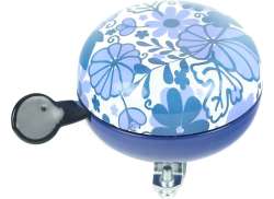 Widek Ding Dong Flower Bicycle Bell &Oslash;80mm - Blue/White