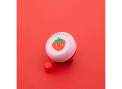Widek Explorer Happy Strawberry Dzwonek Rowerowy - Rózowy