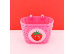 Widek Happy Srawberry Fahrradkorb - Rosa