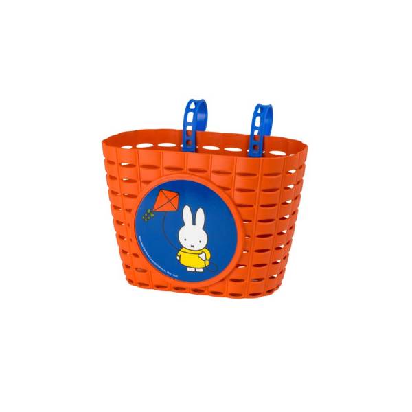 Widek Kinder Fahrradkorb Miffy - Orange/Blau