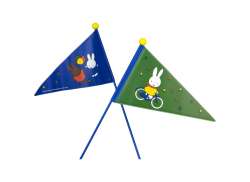 Widek Miffy S&auml;kerhetsflagga - Gr&ouml;n/Bl&aring;