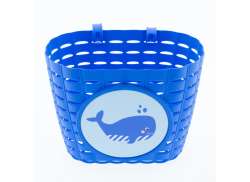 Widek Splashy Whale Fahrradkorb - Blau