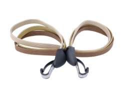 Widek Triple Bungee Strap 65cm With Hooks - Gold/Beige