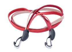 Widek Triple Bungee Strap 80cm With Hooks - Black/Pink/Red