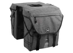 Willex 1200 Double Sacoche 20L - Anthracite Gris
