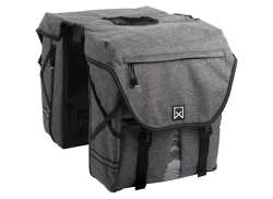 Willex 1200 Double Sacoche 28L - Anthracite Gris