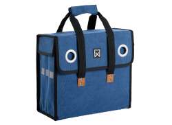 Willex 帆布 购物袋 单 驮包 18L - 蓝色