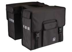 Willex 双 驮包 购物袋 黑色 38L - 黑色