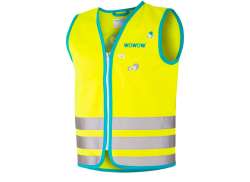 Wowow Crazy Monster Barn Vest Fluo Gul - XS