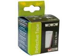 Wowow 反射-Plakband 反射の テープ シルバー 4cm x 100cm