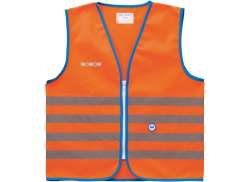 WOWOW Fun Jacket Reflective Children´s vest Orange - Size M