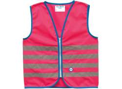 WOWOW Fun Jacket Reflective Children´s vest Pink - Size L