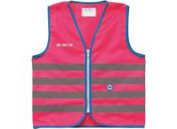 WOWOW Fun Jacket Reflective Children´s vest Pink - Size S