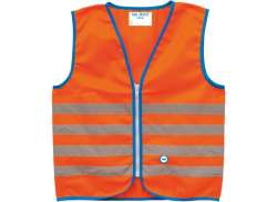 WOWOW Fun Jacket Reflex Kindervest Oranje - Maat L