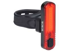 Wowow Lumared Achterlicht LED USB Reflector - Zwart/Rood
