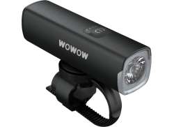 Wowow Nightpulse Koplamp LED USB Reflector - Zwart