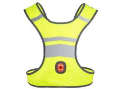 Wowow Nova LED Care Reflectă Sportvest Galben - M