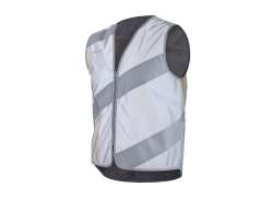 Wowow Roadie Full Reflective Vest Mouwloos Gray/Silver