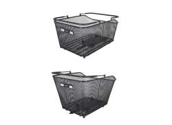 XLC 5:1 Cesta Para Bicicleta 25L Acero Para. Portaequipaje - Negro