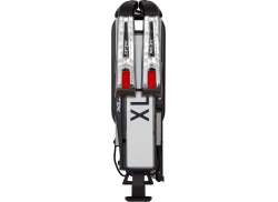 XLC Azura Xtra Led 2.0 Portabultos Para Bicicleta 2-Bicicletas - Negro