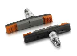 XLC Bremseblok V-Bremse 70mm - Sort/Gr&aring;/Orange
