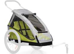 XLC 布料 套装 为 Mono 2 自行车拖车 - 银色/绿色